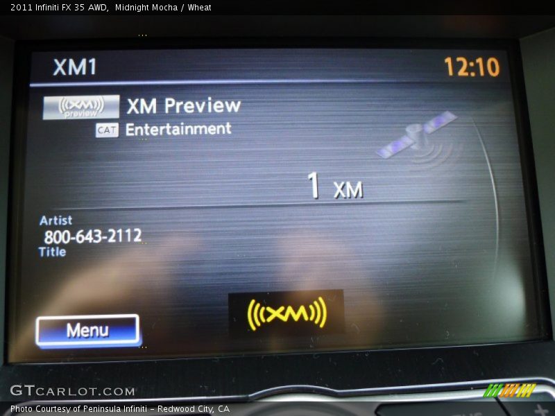 Midnight Mocha / Wheat 2011 Infiniti FX 35 AWD