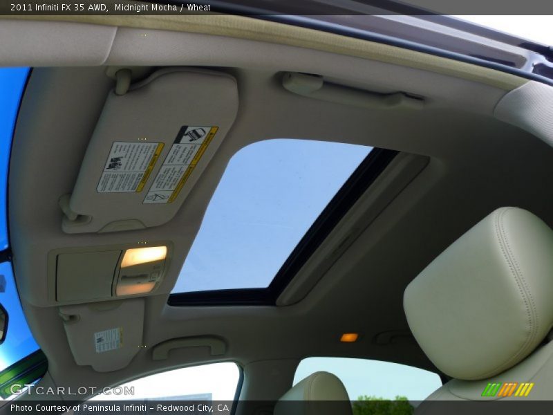 Midnight Mocha / Wheat 2011 Infiniti FX 35 AWD