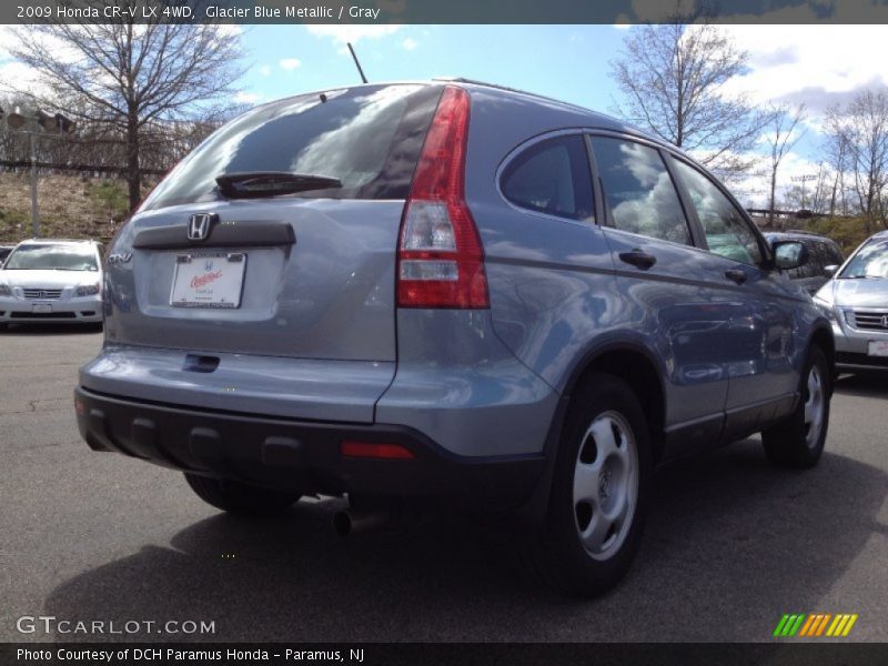 Glacier Blue Metallic / Gray 2009 Honda CR-V LX 4WD