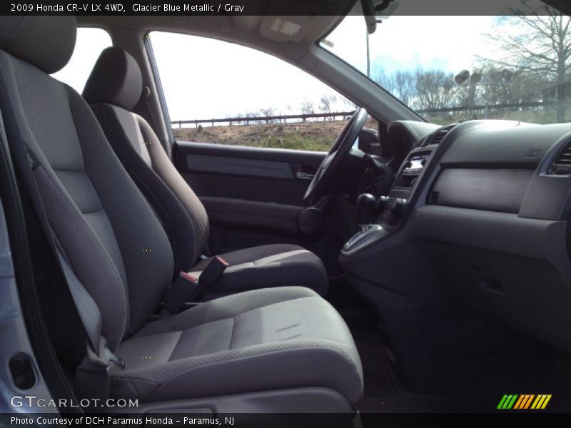 Glacier Blue Metallic / Gray 2009 Honda CR-V LX 4WD