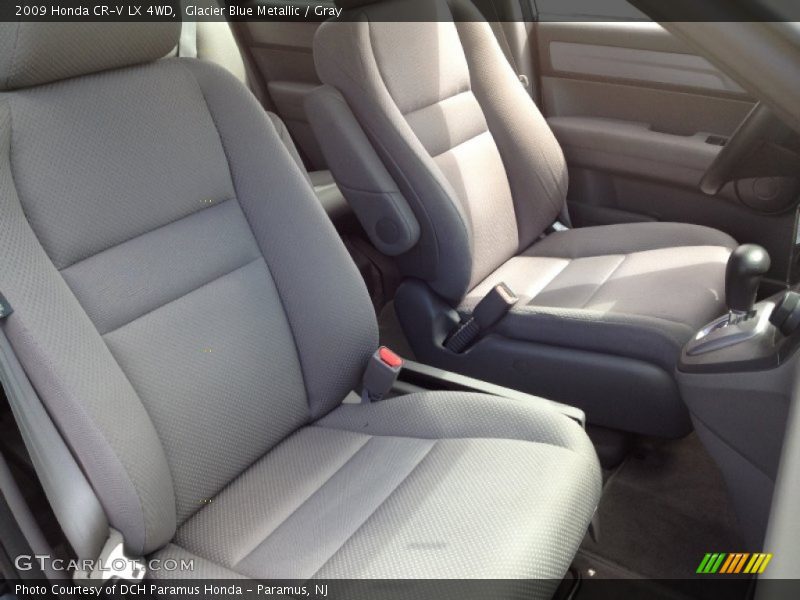 Glacier Blue Metallic / Gray 2009 Honda CR-V LX 4WD