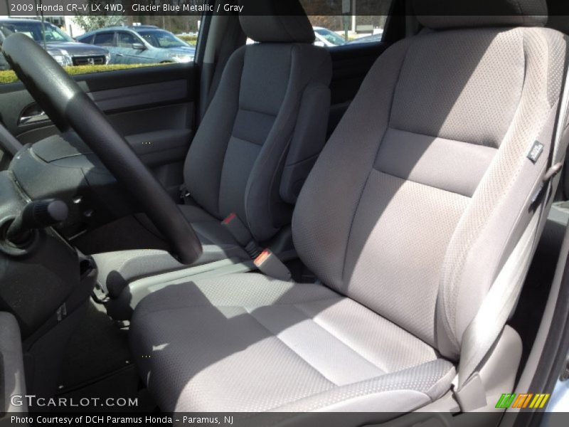 Glacier Blue Metallic / Gray 2009 Honda CR-V LX 4WD