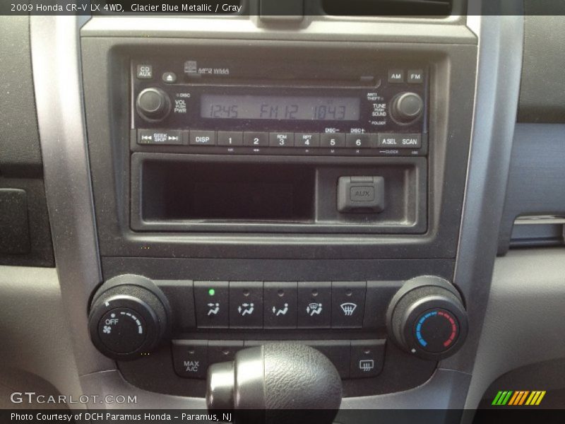 Glacier Blue Metallic / Gray 2009 Honda CR-V LX 4WD