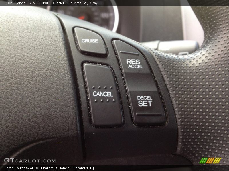 Glacier Blue Metallic / Gray 2009 Honda CR-V LX 4WD