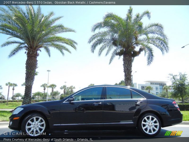  2007 S 550 Sedan Obsidian Black Metallic