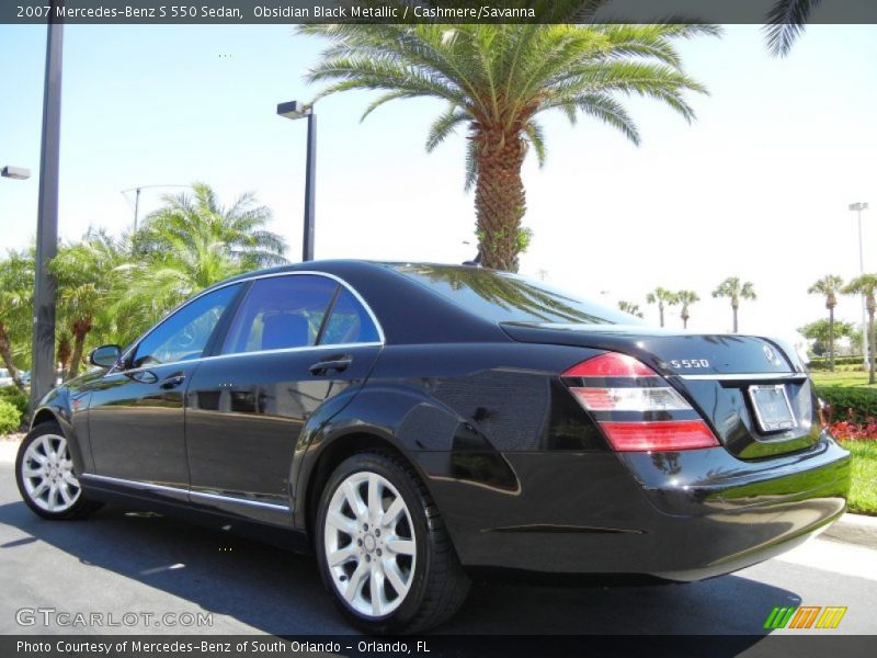  2007 S 550 Sedan Obsidian Black Metallic