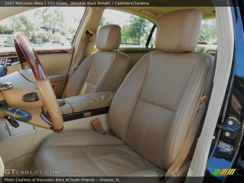  2007 S 550 Sedan Cashmere/Savanna Interior