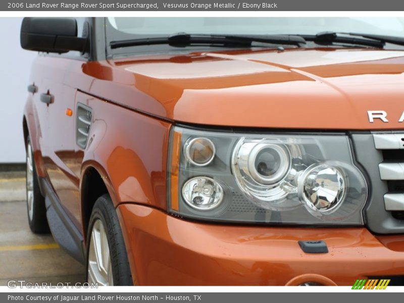 Vesuvius Orange Metallic / Ebony Black 2006 Land Rover Range Rover Sport Supercharged