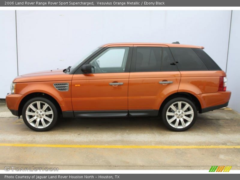 Vesuvius Orange Metallic / Ebony Black 2006 Land Rover Range Rover Sport Supercharged