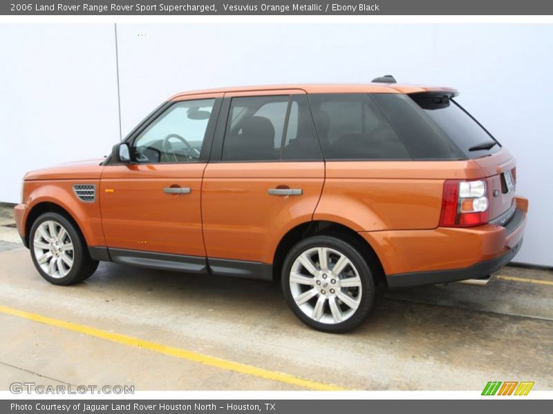 Vesuvius Orange Metallic / Ebony Black 2006 Land Rover Range Rover Sport Supercharged