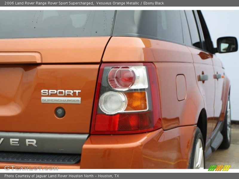 Vesuvius Orange Metallic / Ebony Black 2006 Land Rover Range Rover Sport Supercharged