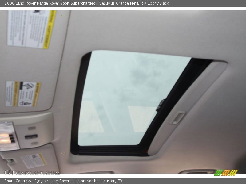 Vesuvius Orange Metallic / Ebony Black 2006 Land Rover Range Rover Sport Supercharged