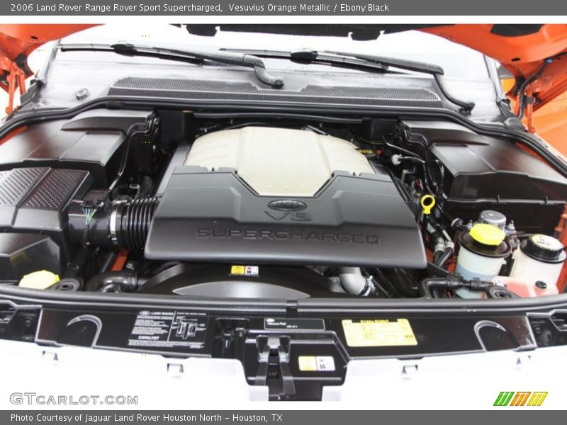 Vesuvius Orange Metallic / Ebony Black 2006 Land Rover Range Rover Sport Supercharged