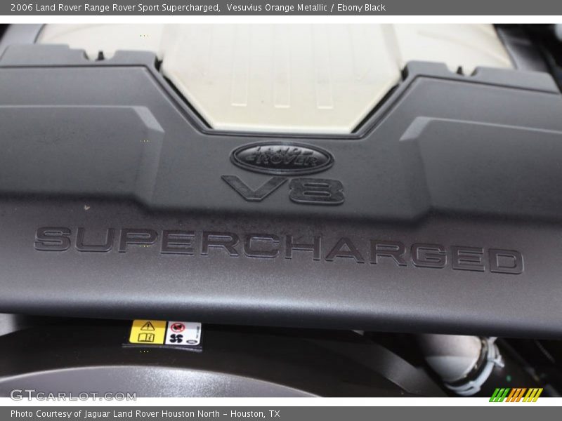 Vesuvius Orange Metallic / Ebony Black 2006 Land Rover Range Rover Sport Supercharged