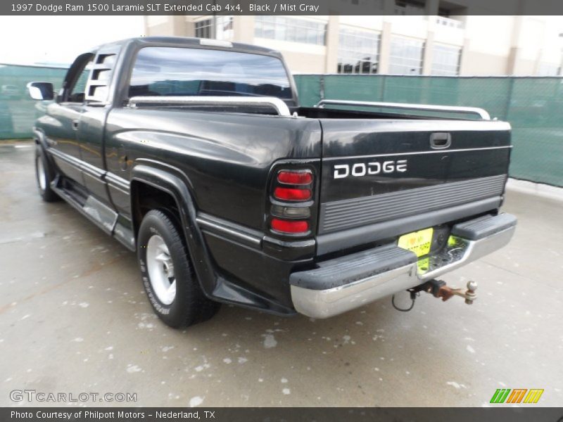 Black / Mist Gray 1997 Dodge Ram 1500 Laramie SLT Extended Cab 4x4