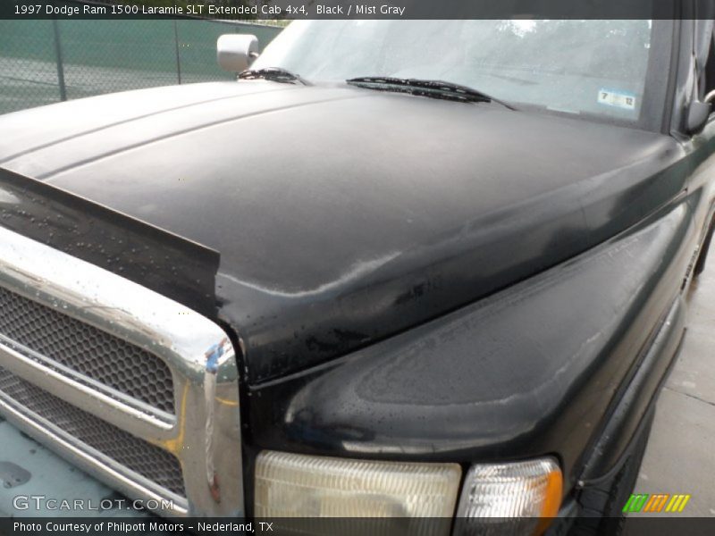 Black / Mist Gray 1997 Dodge Ram 1500 Laramie SLT Extended Cab 4x4