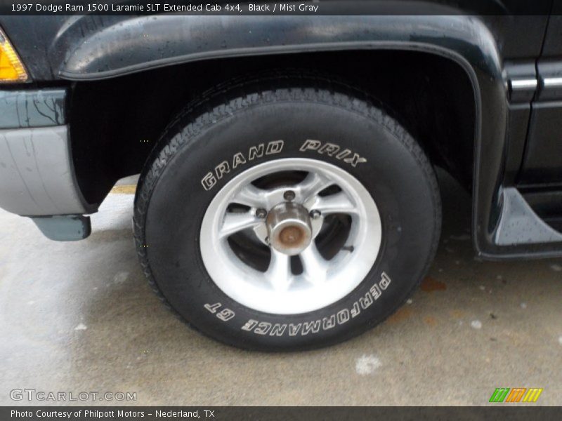 Black / Mist Gray 1997 Dodge Ram 1500 Laramie SLT Extended Cab 4x4
