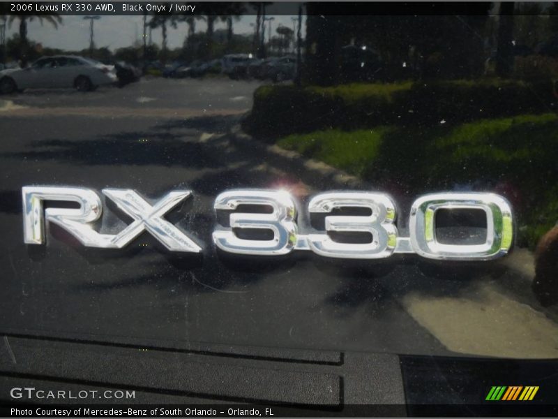 Black Onyx / Ivory 2006 Lexus RX 330 AWD
