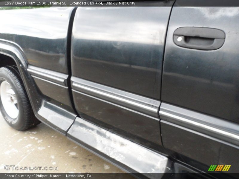 Black / Mist Gray 1997 Dodge Ram 1500 Laramie SLT Extended Cab 4x4