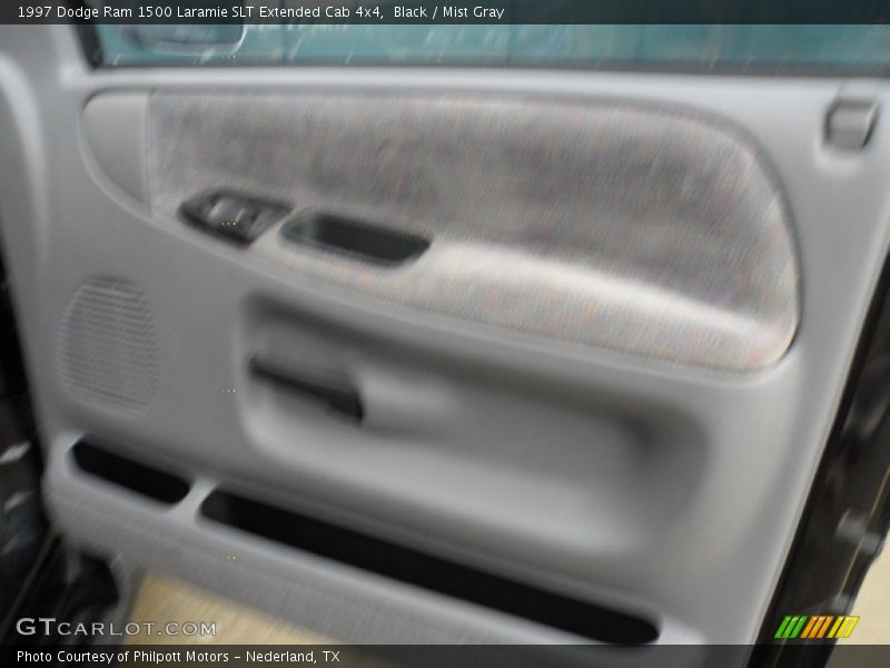 Black / Mist Gray 1997 Dodge Ram 1500 Laramie SLT Extended Cab 4x4