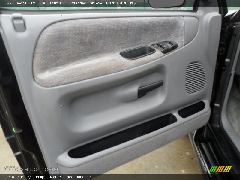 Black / Mist Gray 1997 Dodge Ram 1500 Laramie SLT Extended Cab 4x4