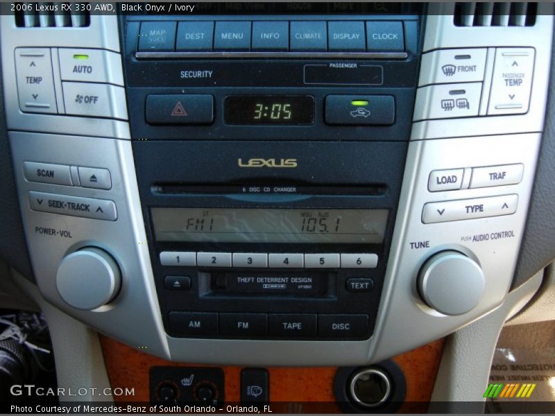 Black Onyx / Ivory 2006 Lexus RX 330 AWD