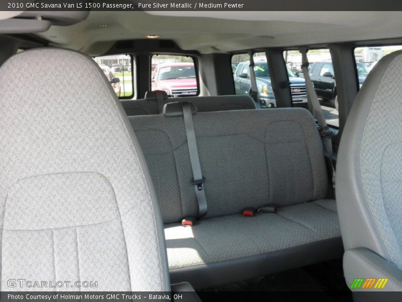 Pure Silver Metallic / Medium Pewter 2010 GMC Savana Van LS 1500 Passenger