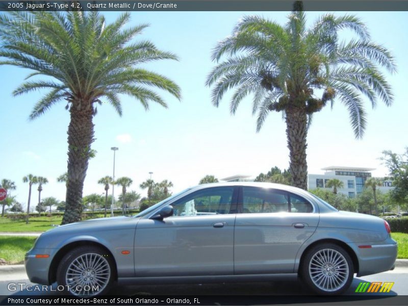 Quartz Metallic / Dove/Granite 2005 Jaguar S-Type 4.2