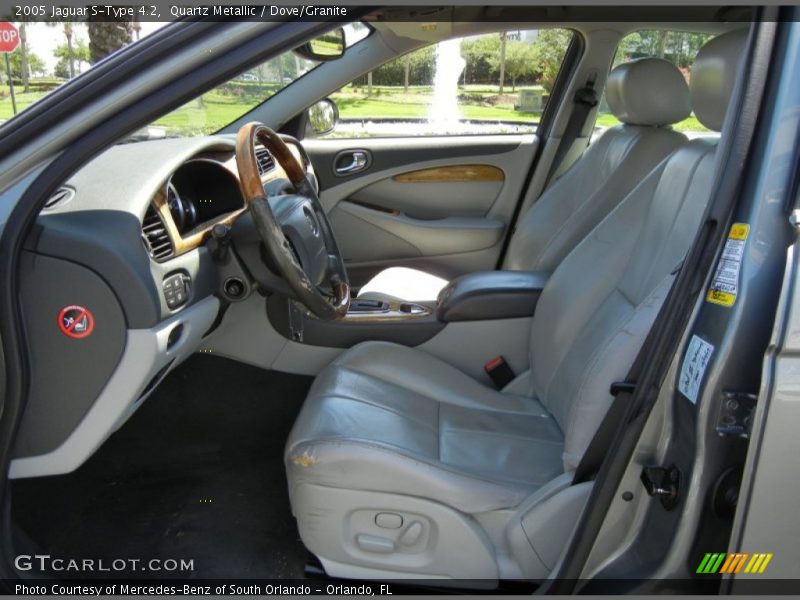 Quartz Metallic / Dove/Granite 2005 Jaguar S-Type 4.2