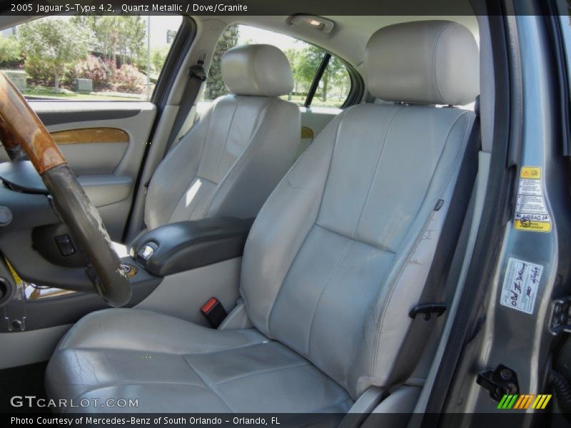 Quartz Metallic / Dove/Granite 2005 Jaguar S-Type 4.2