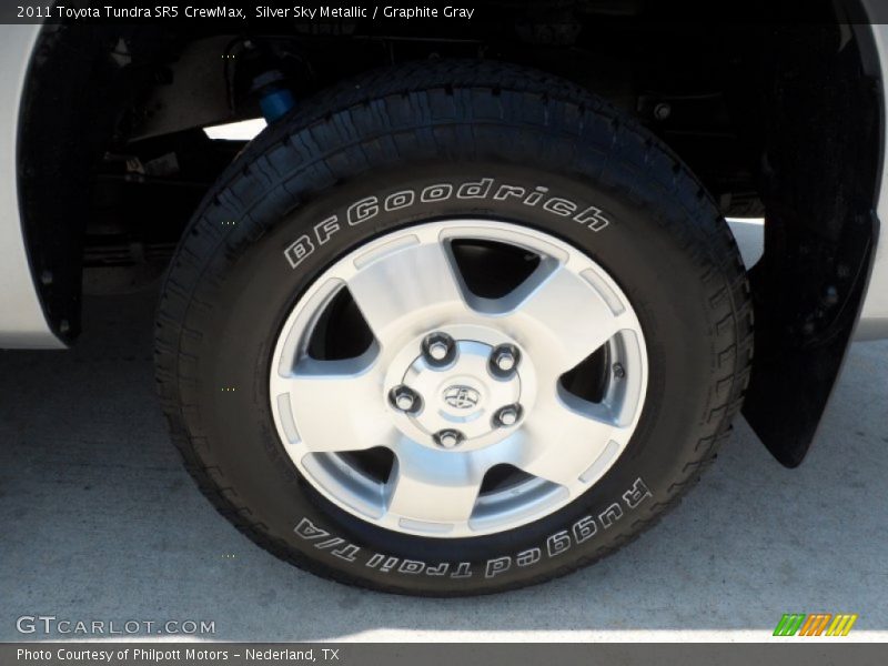 Silver Sky Metallic / Graphite Gray 2011 Toyota Tundra SR5 CrewMax