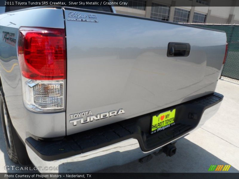 Silver Sky Metallic / Graphite Gray 2011 Toyota Tundra SR5 CrewMax
