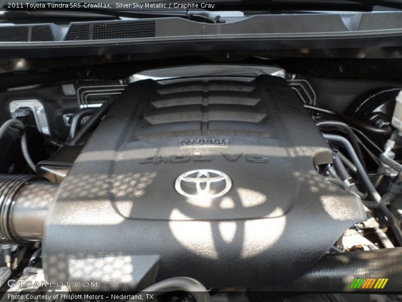 Silver Sky Metallic / Graphite Gray 2011 Toyota Tundra SR5 CrewMax