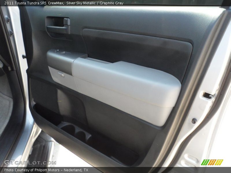 Silver Sky Metallic / Graphite Gray 2011 Toyota Tundra SR5 CrewMax