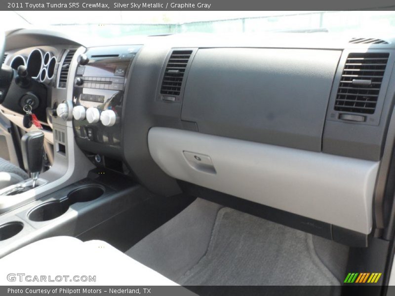 Silver Sky Metallic / Graphite Gray 2011 Toyota Tundra SR5 CrewMax
