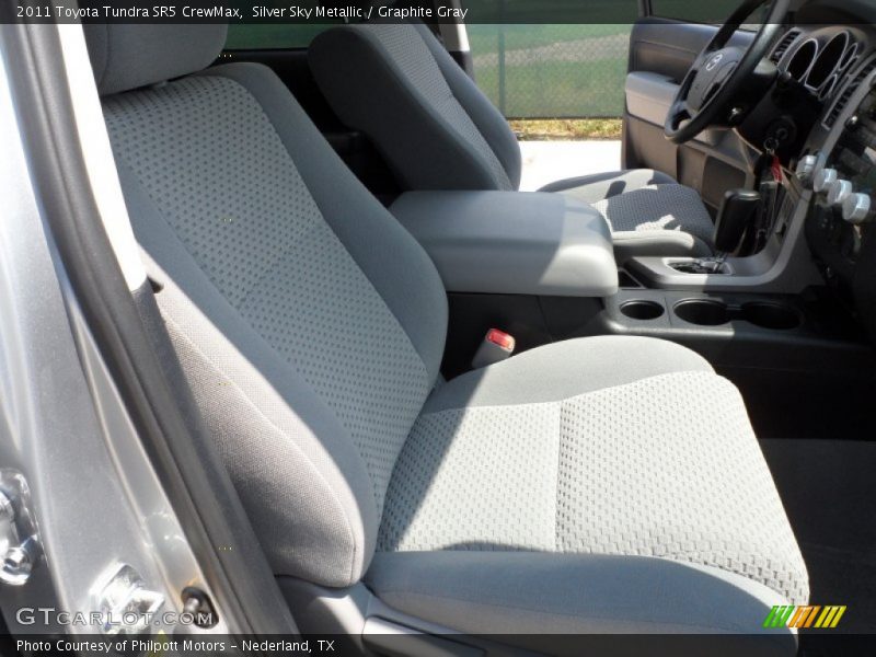 Silver Sky Metallic / Graphite Gray 2011 Toyota Tundra SR5 CrewMax