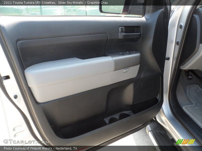 Silver Sky Metallic / Graphite Gray 2011 Toyota Tundra SR5 CrewMax