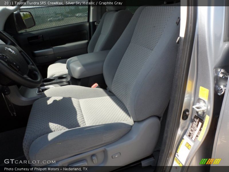 Silver Sky Metallic / Graphite Gray 2011 Toyota Tundra SR5 CrewMax