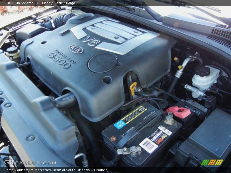 Ebony Black / Beige 2004 Kia Sorento LX