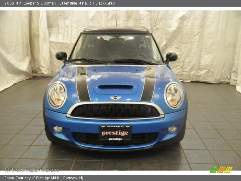 Laser Blue Metallic / Black/Grey 2009 Mini Cooper S Clubman