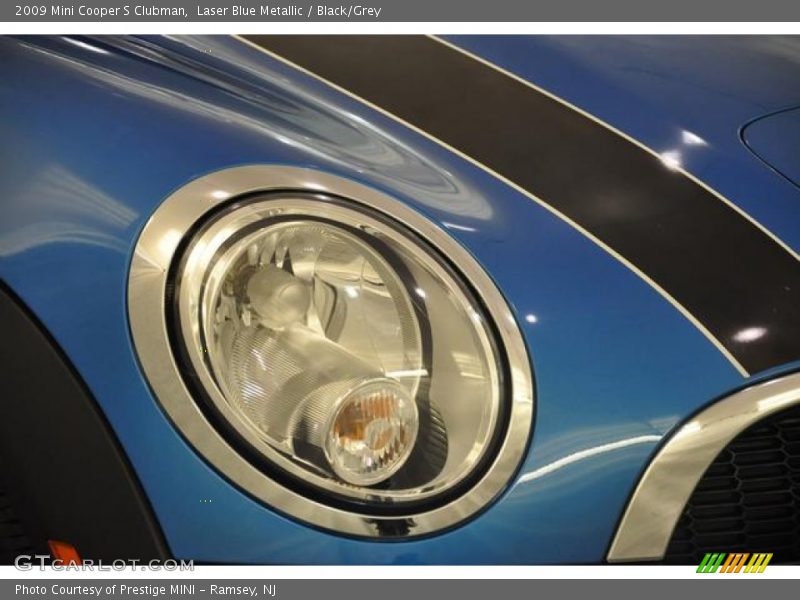Laser Blue Metallic / Black/Grey 2009 Mini Cooper S Clubman