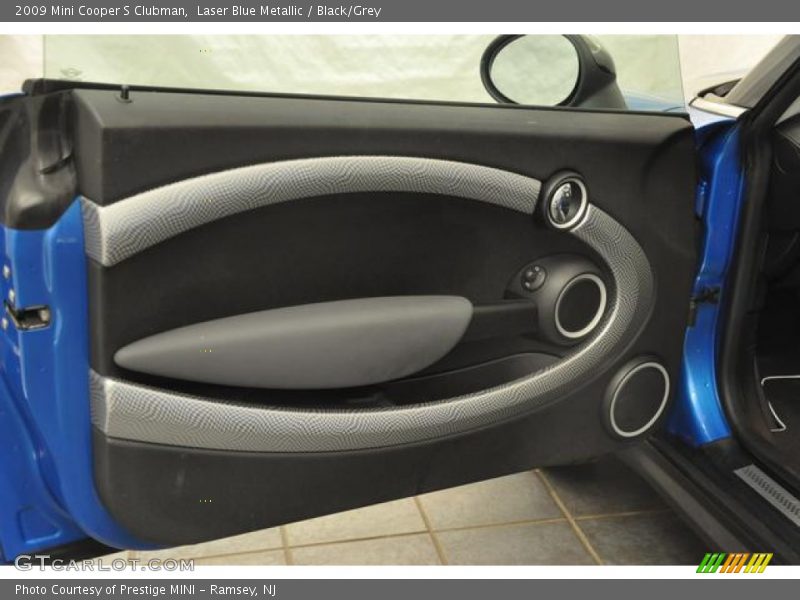 Laser Blue Metallic / Black/Grey 2009 Mini Cooper S Clubman