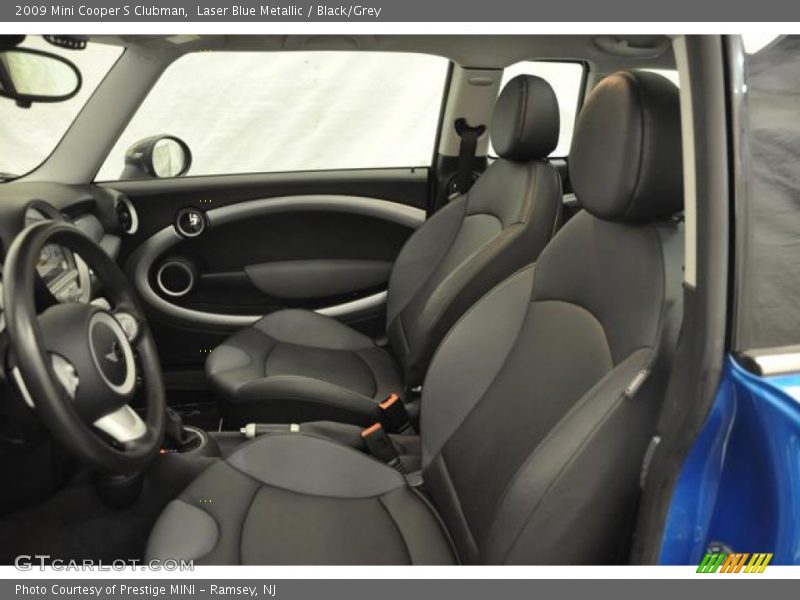 Laser Blue Metallic / Black/Grey 2009 Mini Cooper S Clubman