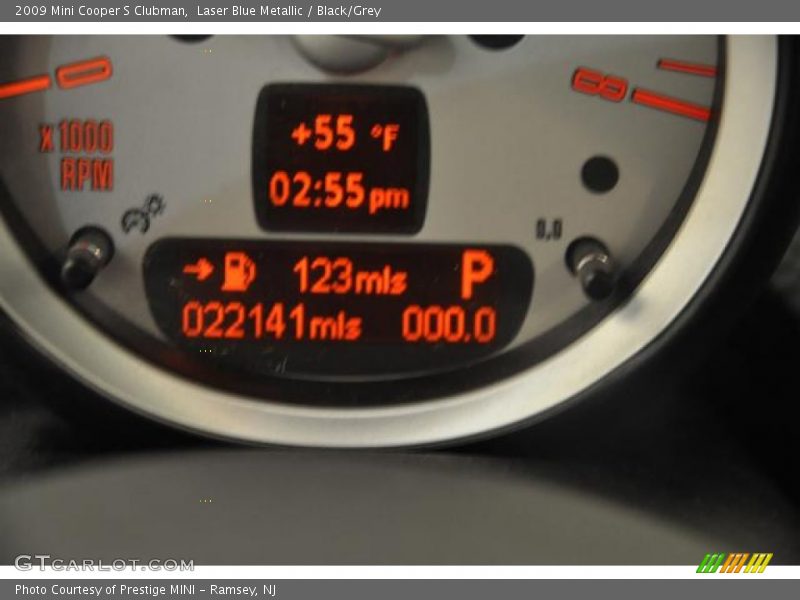 Laser Blue Metallic / Black/Grey 2009 Mini Cooper S Clubman