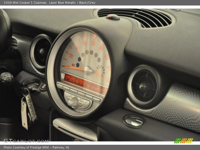 Laser Blue Metallic / Black/Grey 2009 Mini Cooper S Clubman