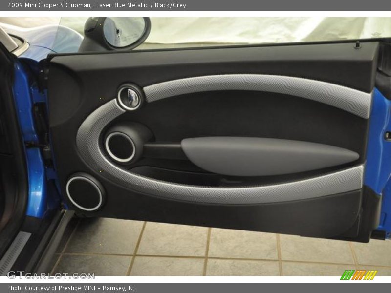 Laser Blue Metallic / Black/Grey 2009 Mini Cooper S Clubman
