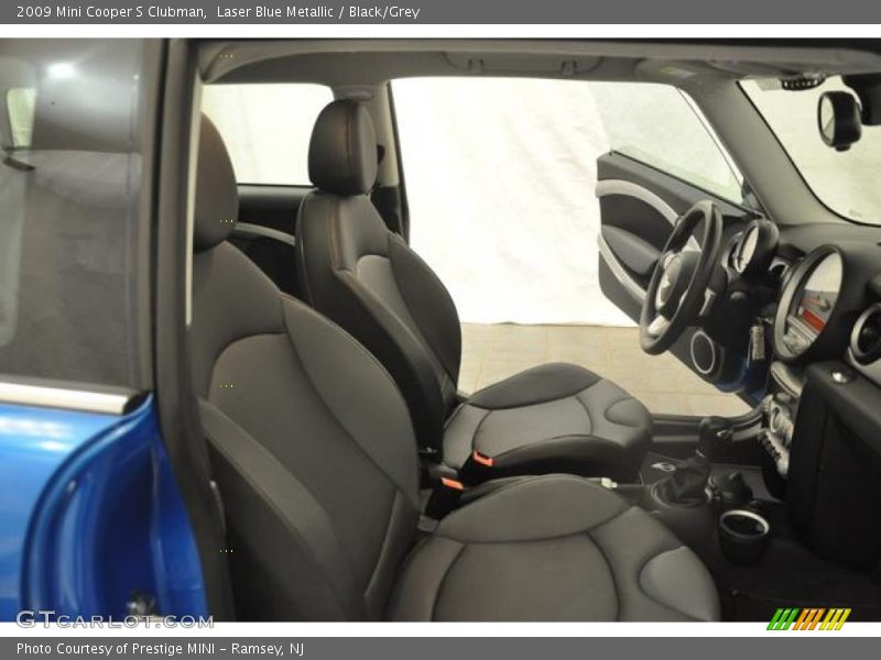Laser Blue Metallic / Black/Grey 2009 Mini Cooper S Clubman