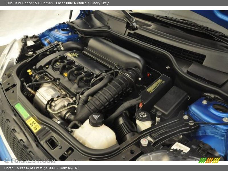 Laser Blue Metallic / Black/Grey 2009 Mini Cooper S Clubman