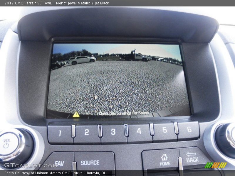 Merlot Jewel Metallic / Jet Black 2012 GMC Terrain SLT AWD