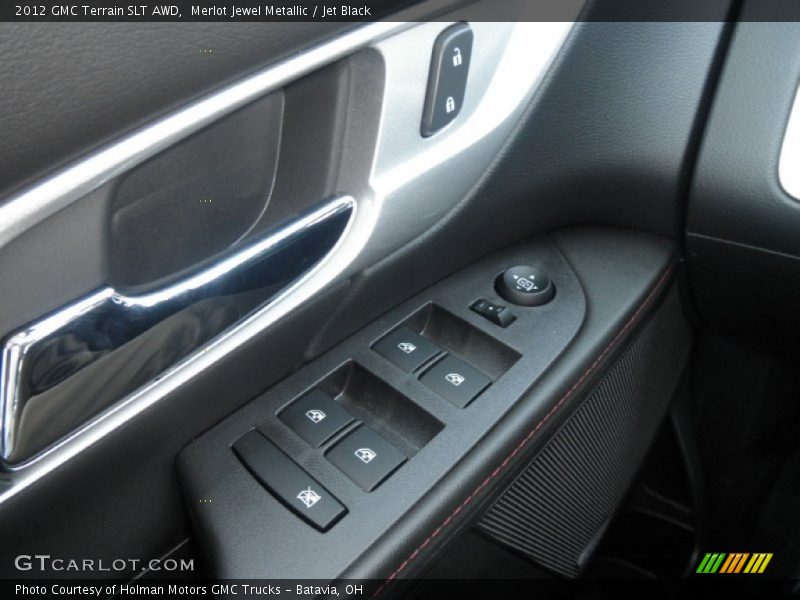 Merlot Jewel Metallic / Jet Black 2012 GMC Terrain SLT AWD